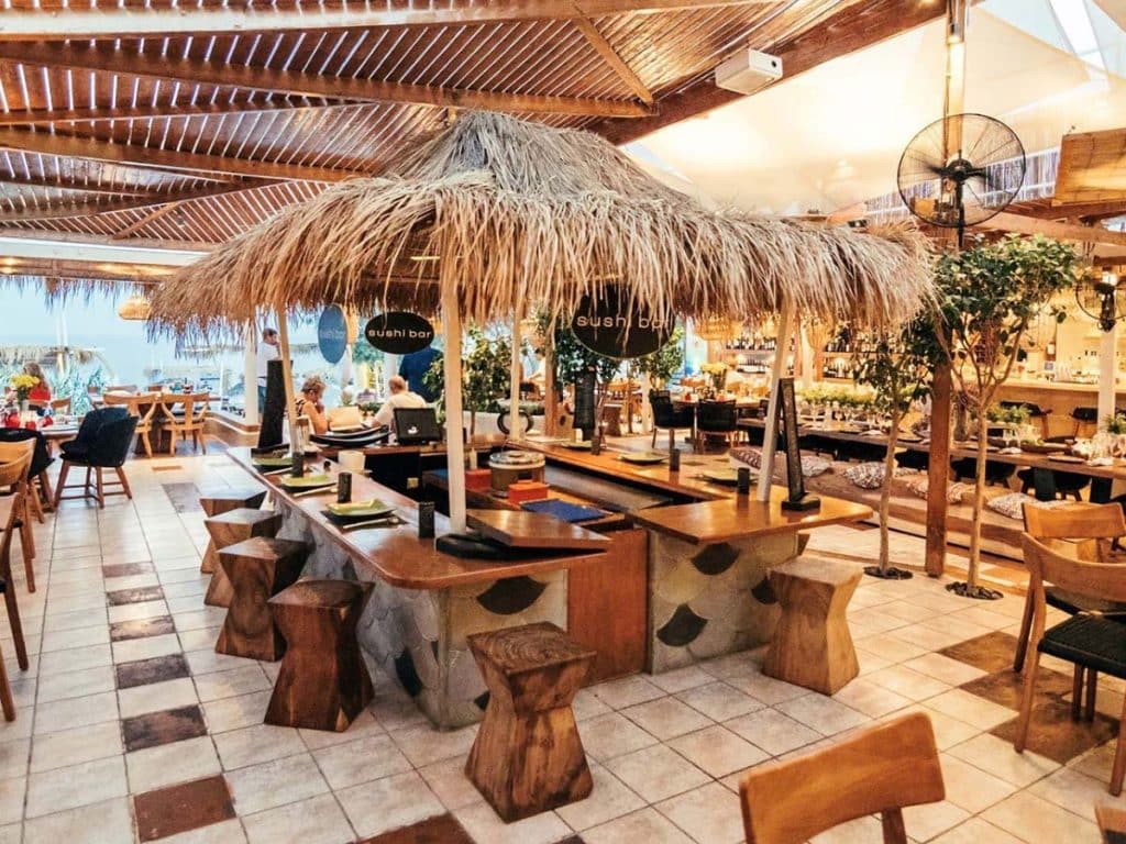 Seaside Restaurant & Beach Bar - Santorini, Greece
